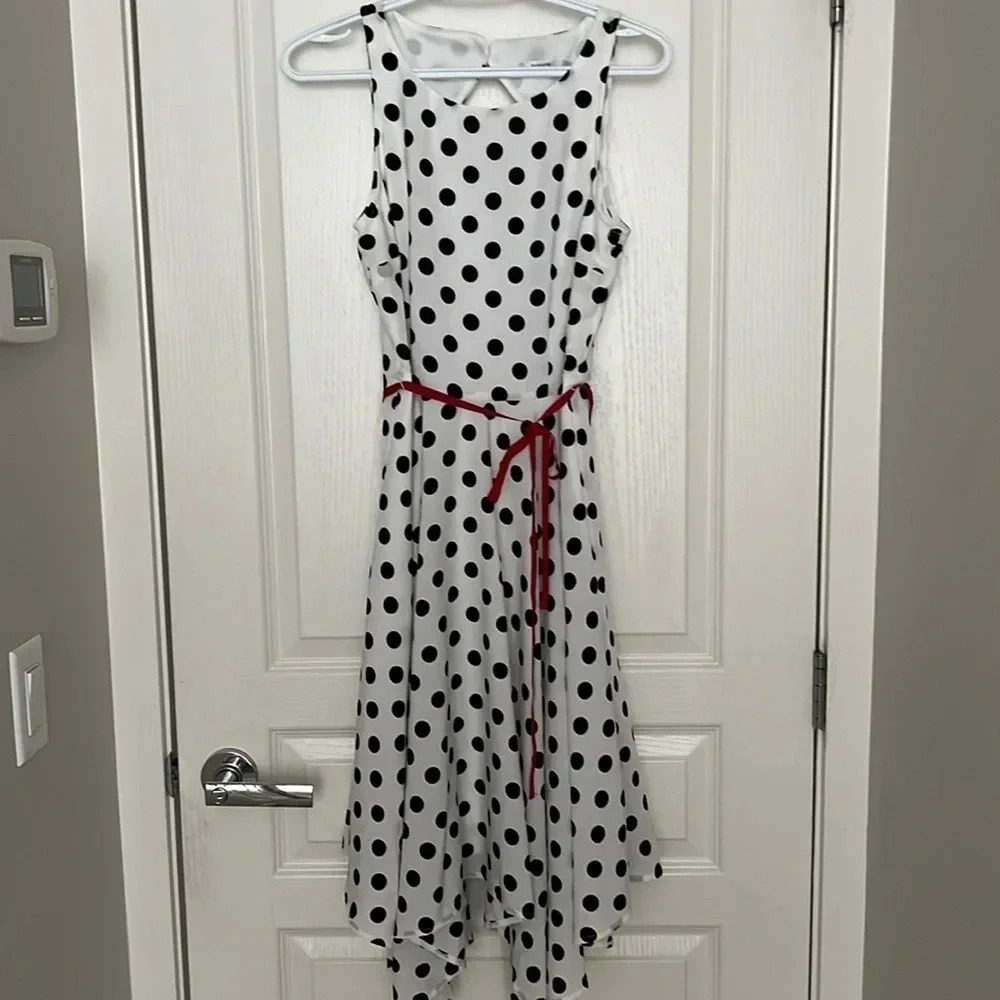 NWT Ricki’s Polka Dot Midi Dress  | Women’s Size 2 - Picture 3 of 9